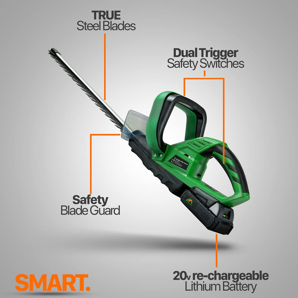 17-Inch Cordless Electric Hedge Trimmer X84087