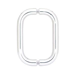 Polished Chrome 8 inch Back-to-Back Pull Handles Q52127