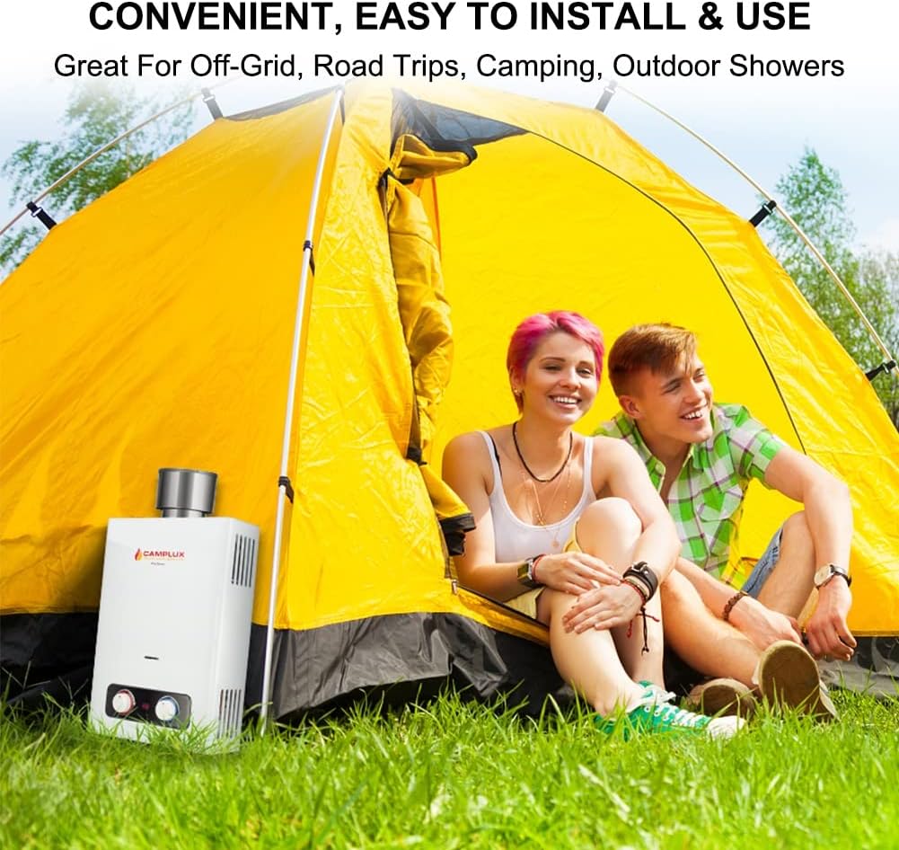 1.58 GPM Outdoor Propane Water Heater with S/S Rain Cap G766