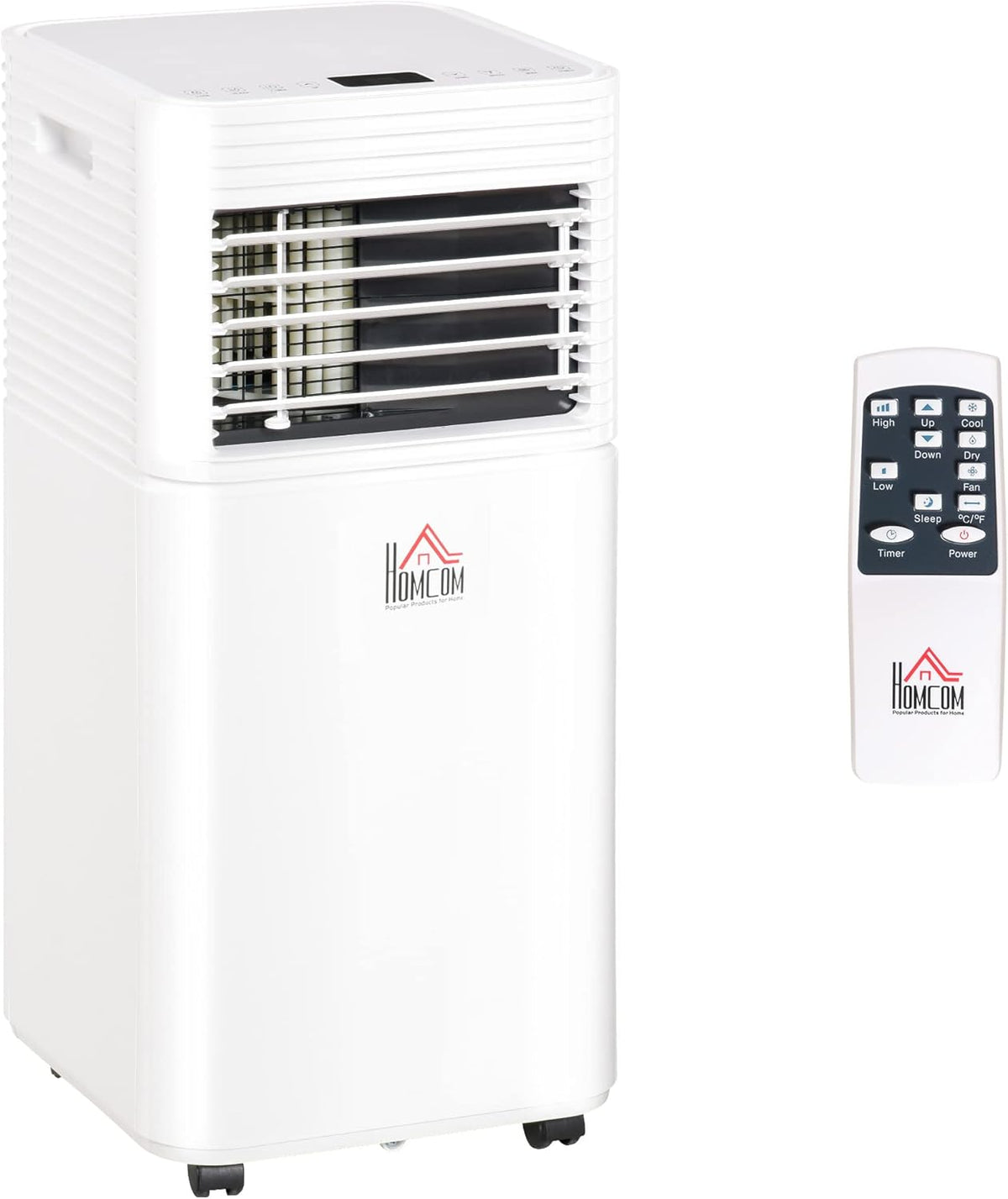 White Mobile Portable Air Conditioner with Remote Control U244