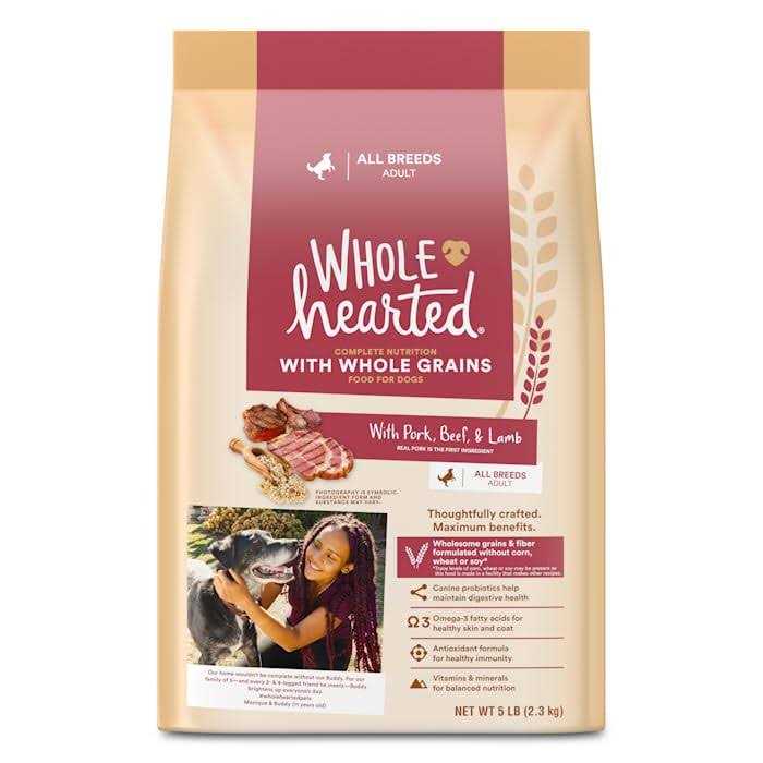 Whole Grains with Pork Beef & Lamb Dry Dog Food K6563