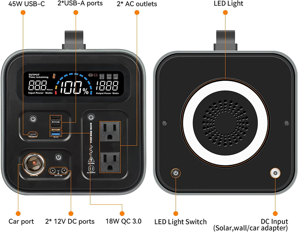 600 Watts Portable Power Station I682199