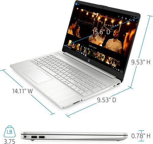15.6" FHD Laptop, AMD Ryzen 5, 8GB RAM, 1TB SSD, Windows 10 Home, Silver R82306