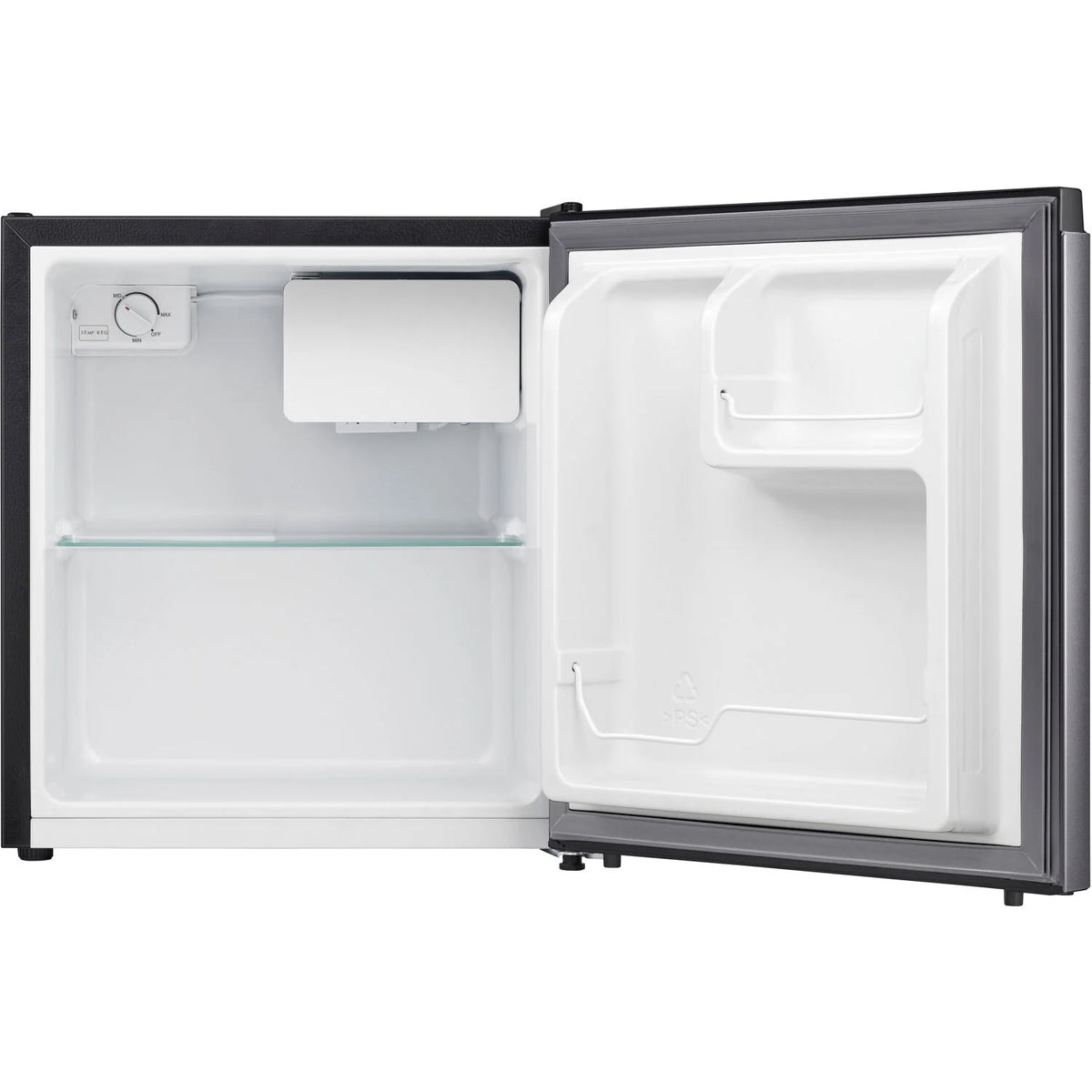 Compact Refrigerator with Freezer, Silver H67430
