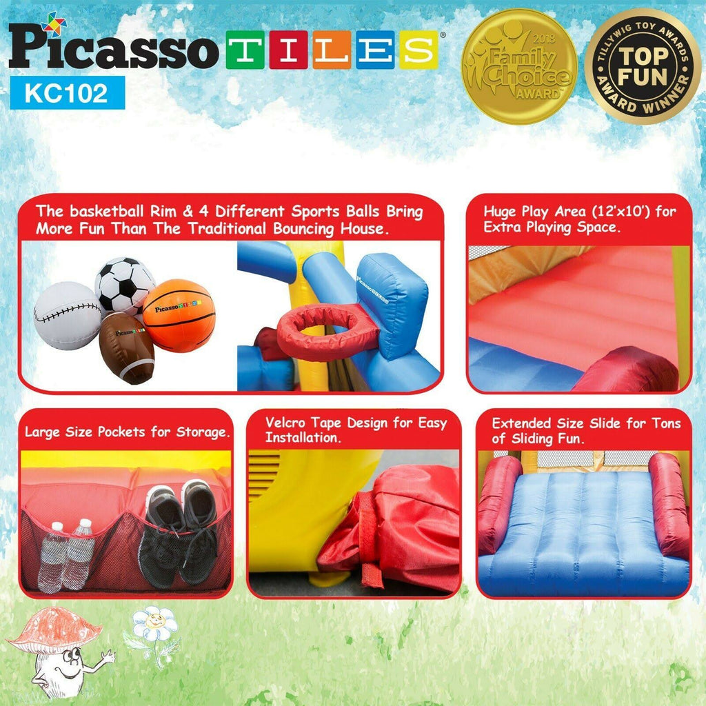 Inflatable Bouncer Jumping House with Slide E1369