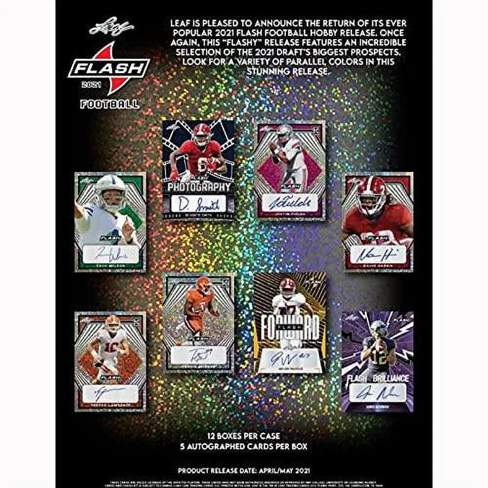 NFL Football Trading Card HOBBY Box (5 Autograph Cards) S37619