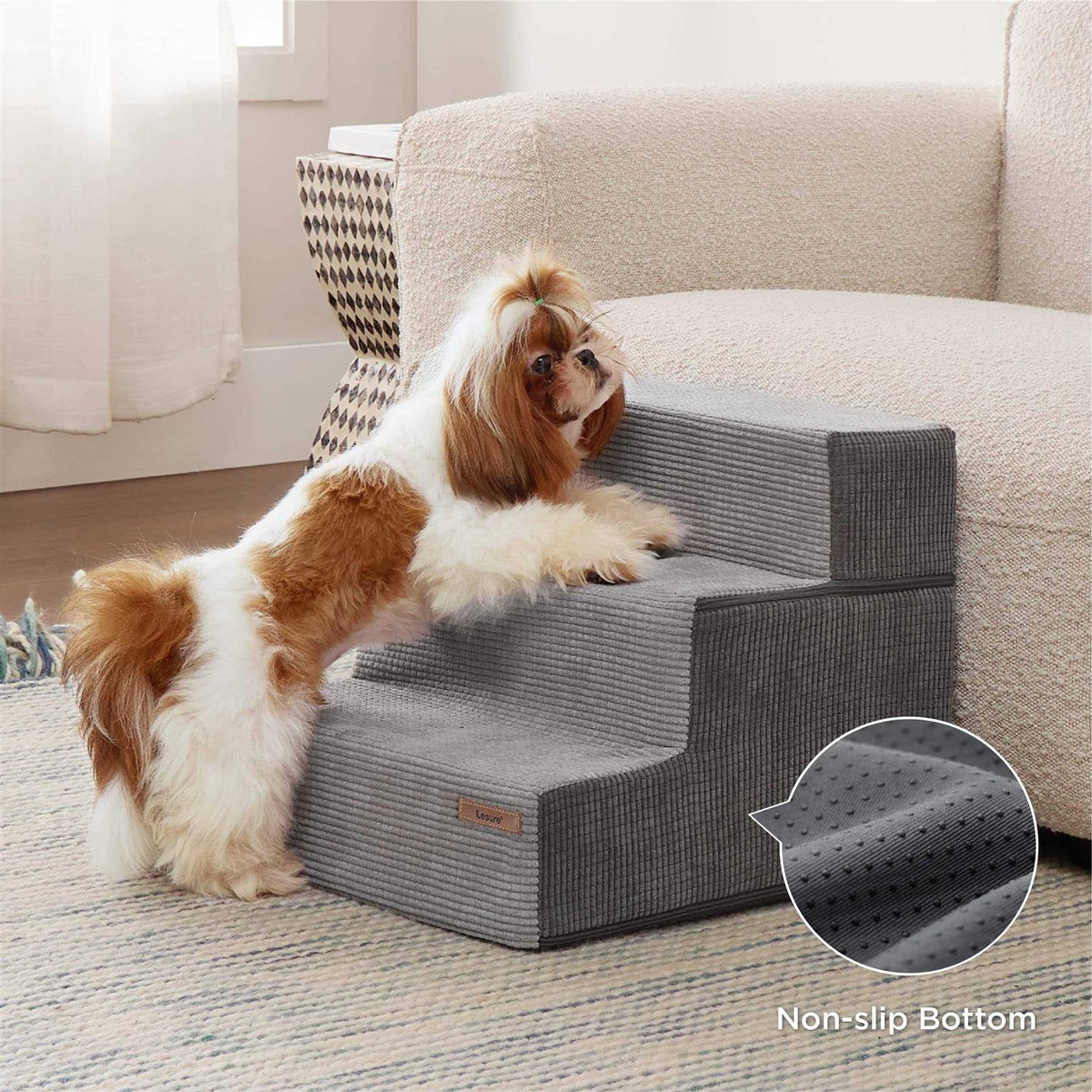 Folding Pet Stairs with CertiPUR-US Certified Foam J628782