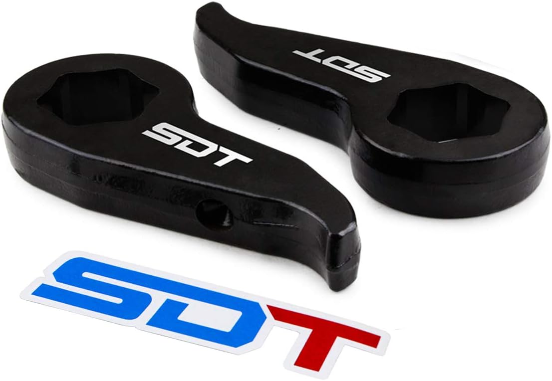 3" Front Leveling Lift Kit Adjustable Torsion Keys Fits 2011-2020 Chevy Silverado GMC Sierra 2500HD 3500HD 2WD 4WD U81611