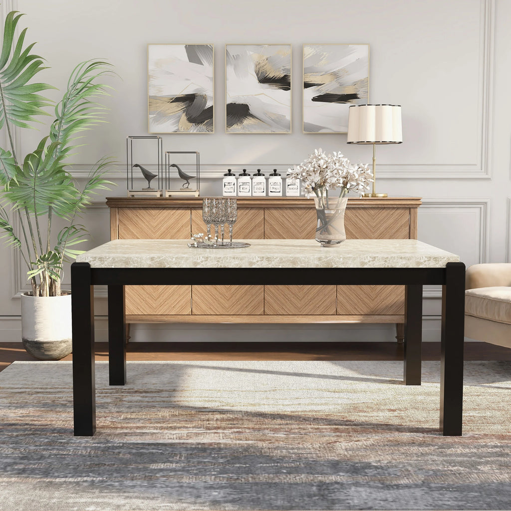 Walnut 64-inch Wood Dining Table J8032