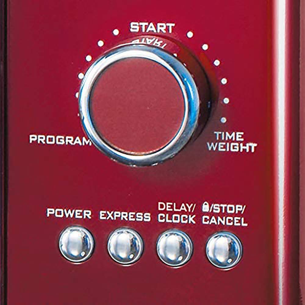 Retro 0.9 Cu ft Countertop Microwave Oven Metallic Red N12466