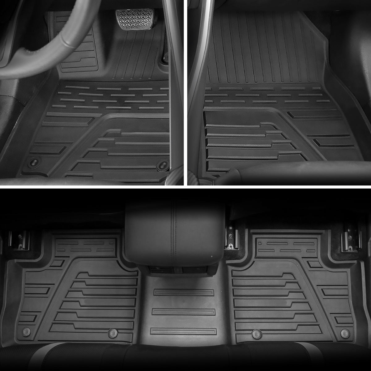 TPE Cargo Liner Trunk Floor Mats for Toyota Rav4 (Set of 4 Mats) P690