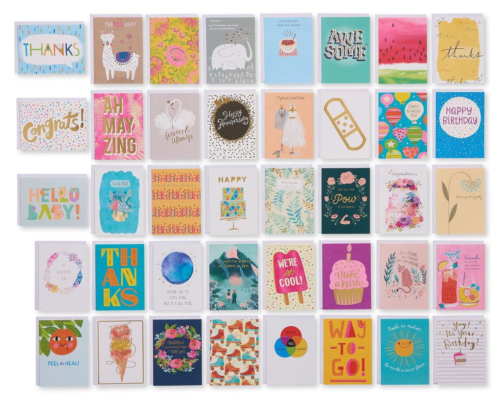 40-Count All-Occasion Cards Assortment A72138
