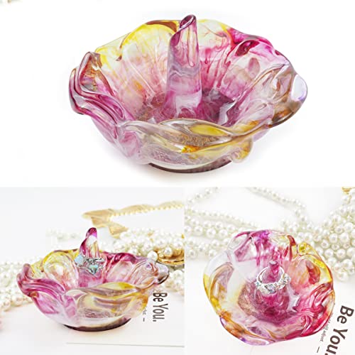 White Resin Mold for Bowl Dish Candle Holder Jewelry Tray Z493621