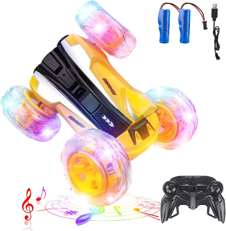 Blue Remote Control Stunt Car D534669