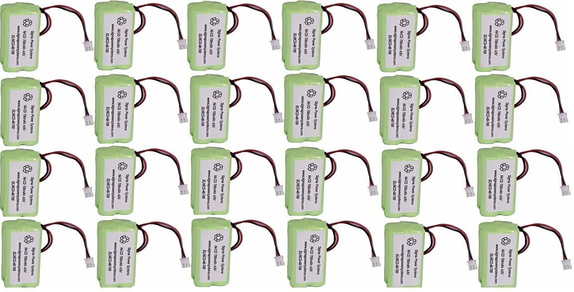 4.8v 700mAh Rechargeable Replacement Battery (24 Pack) E23476