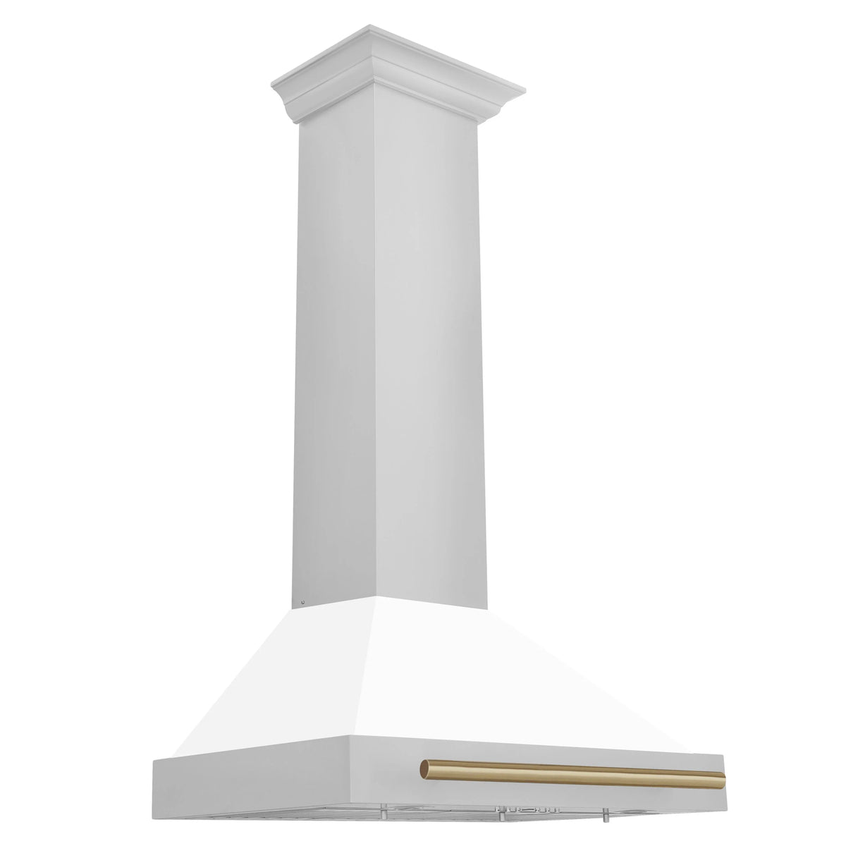 30 In Stainless Steel Range Hood with White Matte Shell I459