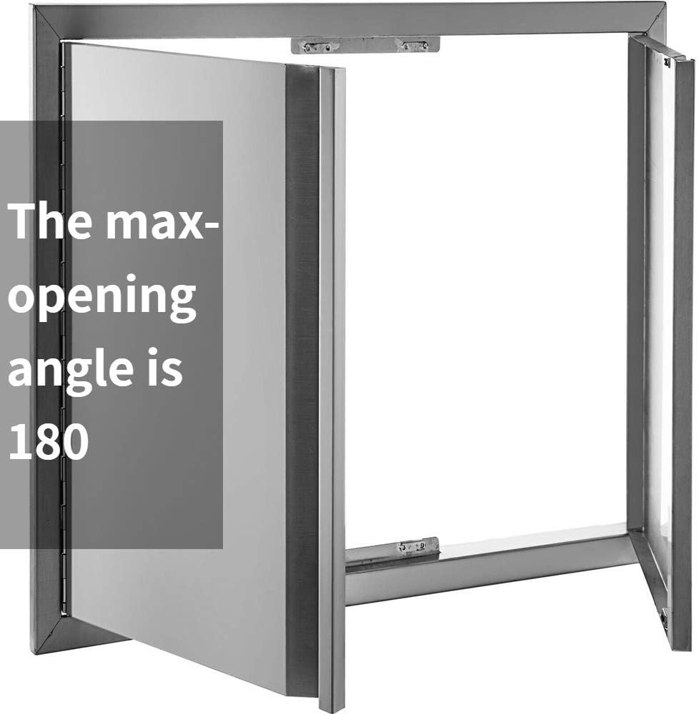 304 Stainless Steel Double Wall Vertical Door 36x21 Inch F463