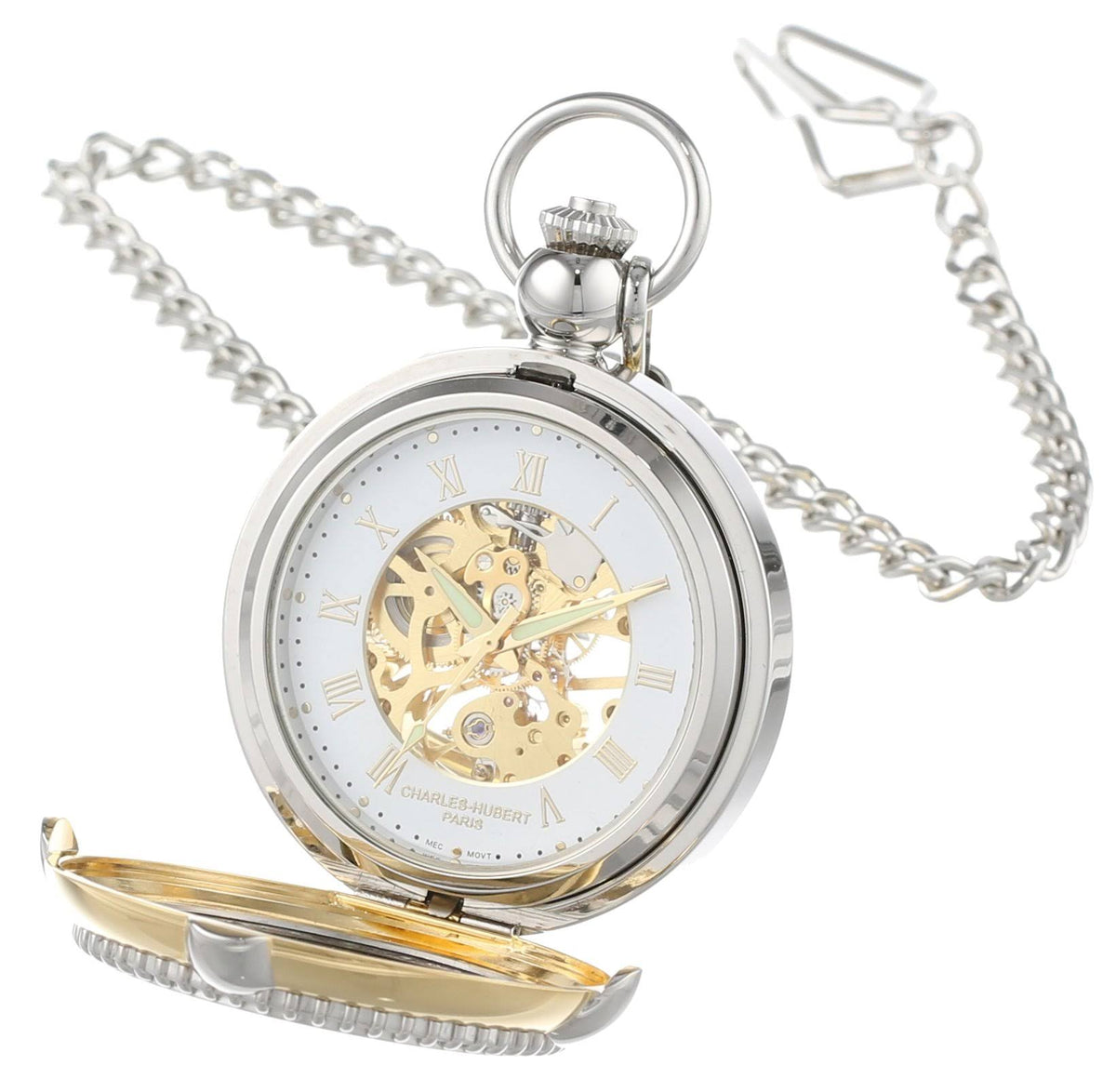 Two-Tone Mechanical Pocket Watch P517181