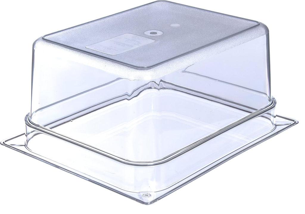 Polycarbonate Half-Size Food Pan, 7.7 qt, Clear, Case of 6 V83142