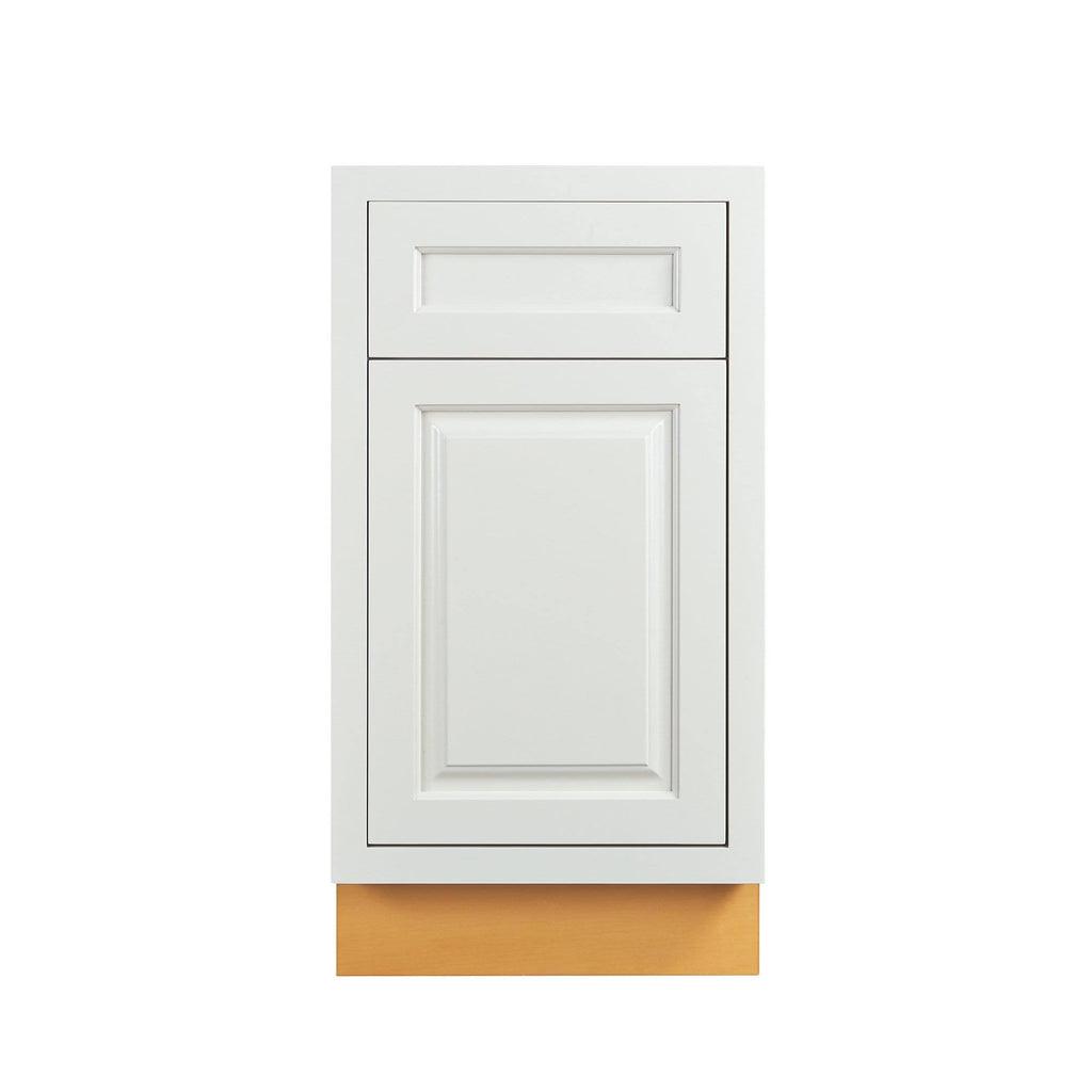 White Inset Raised Panel Base Cabinet U251