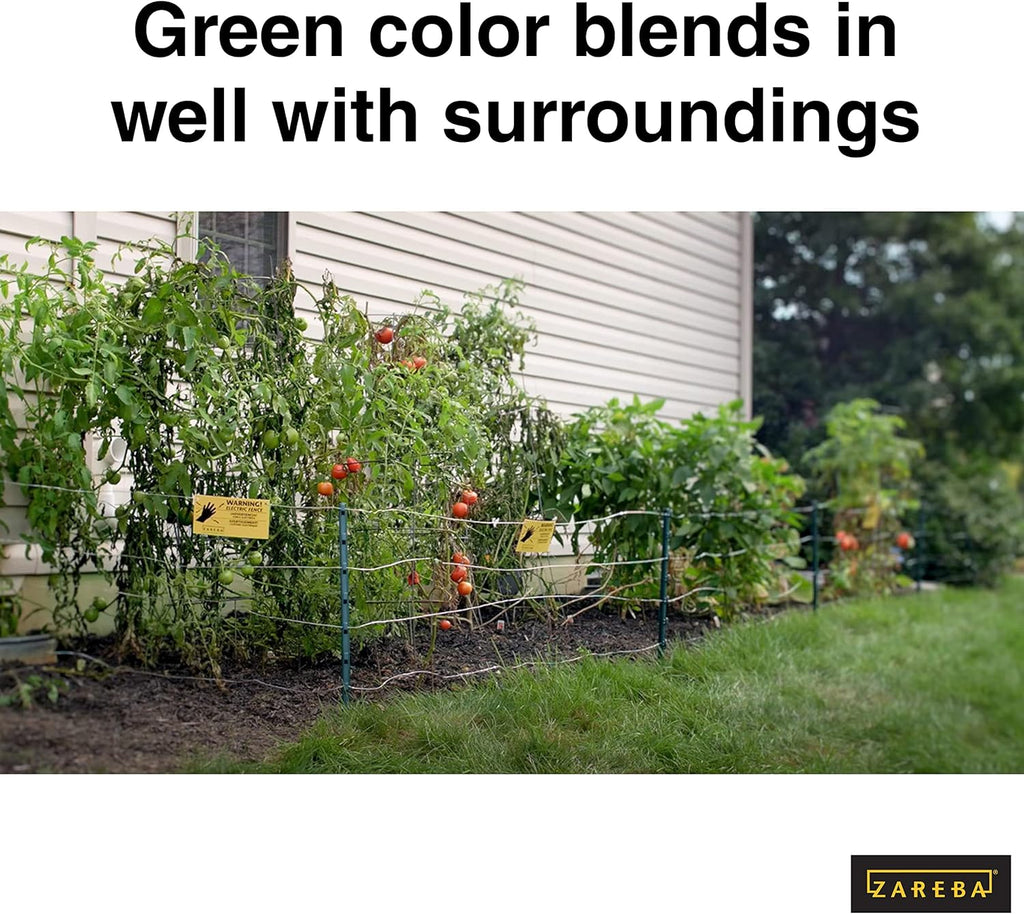 Green Garden Post for Fence (25 Pack), 30" Pack of 2 D32958