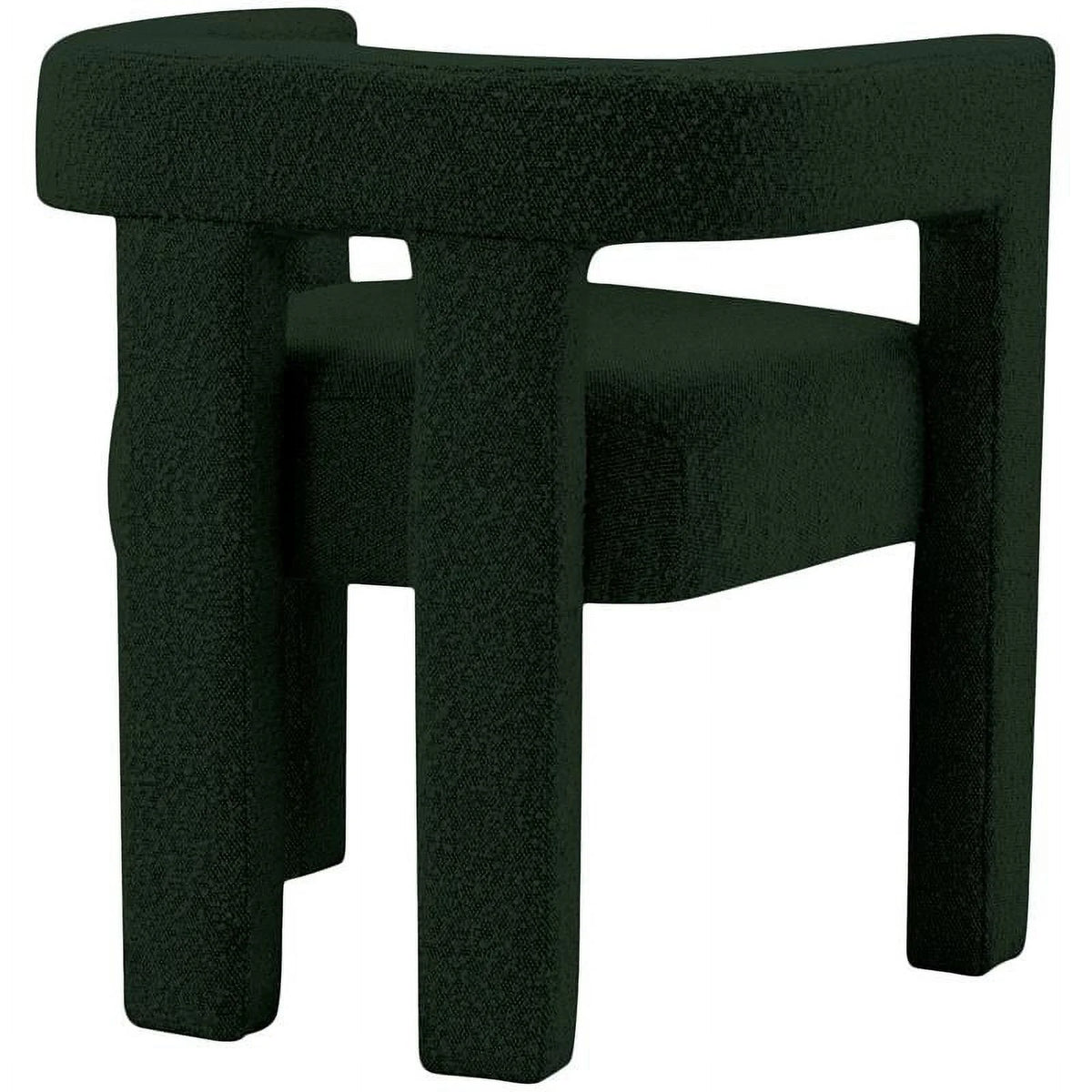 Green Boucle Fabric Accent Dining Chair A269