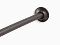 Oil-Rubbed Bronze Curved Shower Rod Z107