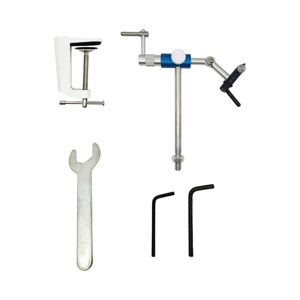 Rotary Fly Tying Vise with C Clamp and Steel Hardened Jaw E81461
