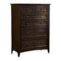 6 Drawer Dark Mahogany Chest F95263