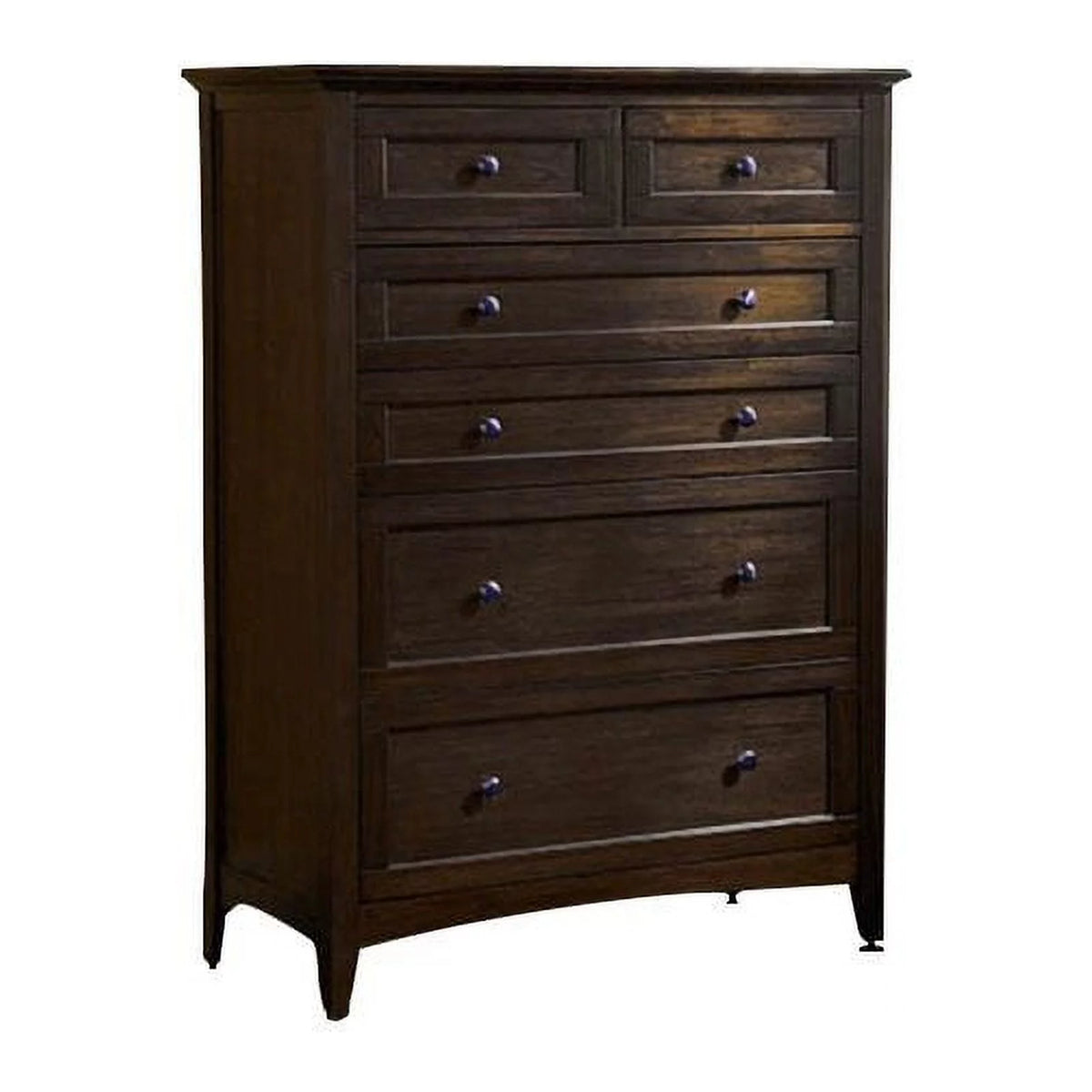 6 Drawer Dark Mahogany Chest F95263