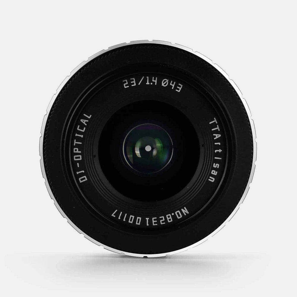 23mm F1.4 APS-C Manual Focus Prime Lens MFT M4/3 Mount Black Silver O4148