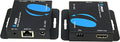 HDMI Extender Over LAN Single CAT6A/Cat7 Cable 1080P @ 60Hz with IR Up to 160 ft Loop Out Function W3115