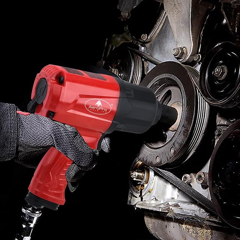1/2-Inch Aluminum Air Impact Wrench Twin Hammer 1000FT-LB Pack of 2 V40061