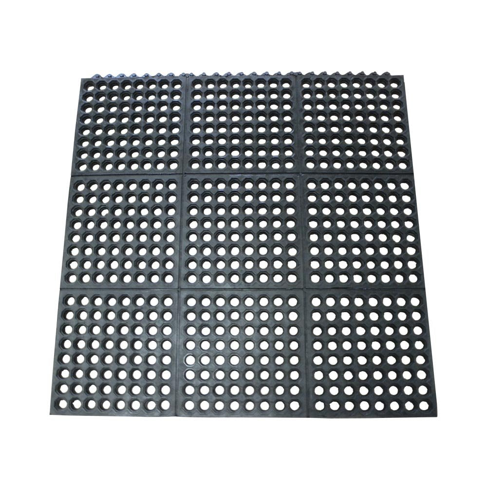 Black Anti-Fatigue Rubber Matting V722805