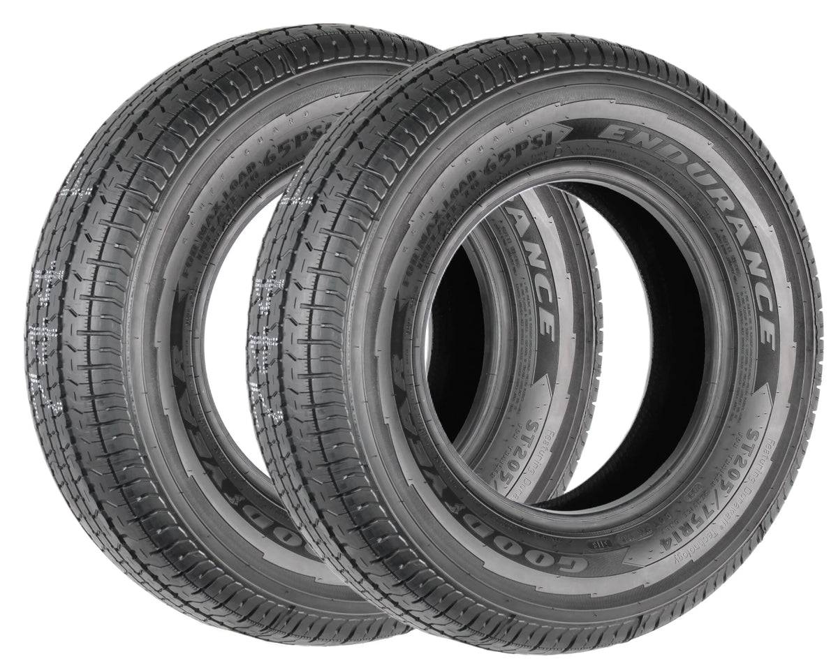 2-Pk Trailer Tire ST205/75R14 LRD R3397