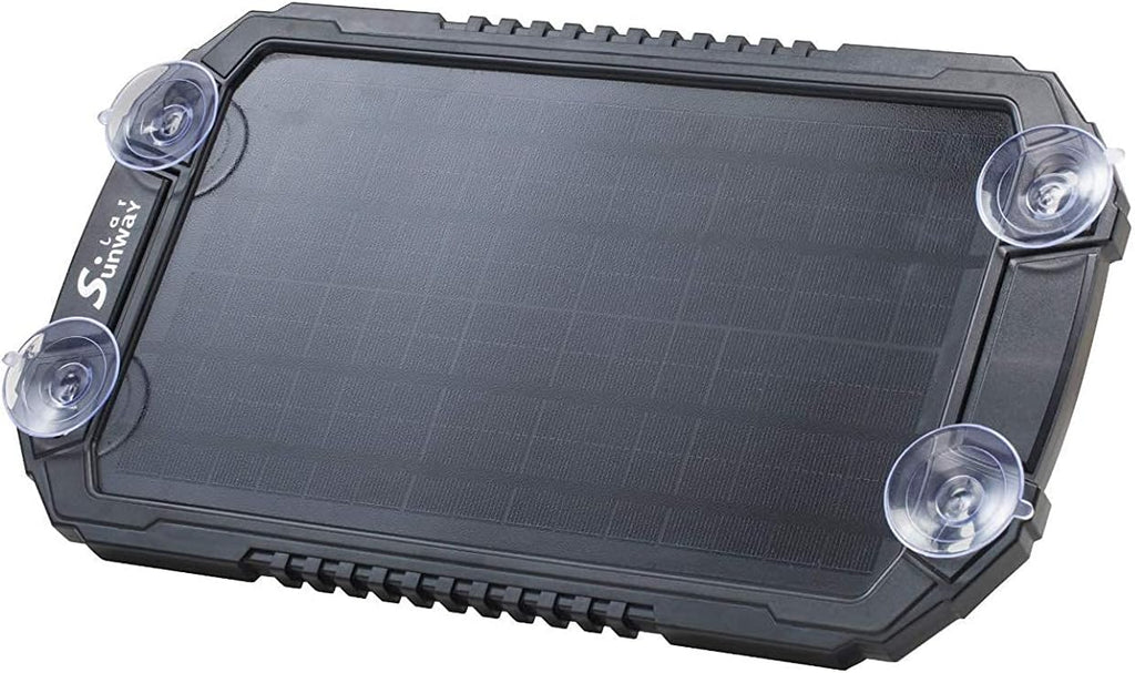 12V 8W Portable Waterproof Solar Car Battery Trickle Charger I733367