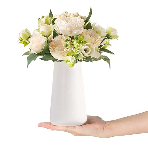 Small Artificial Flowers in Ceramic Vase Silk Flower Arrangements B764