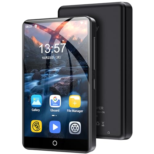 80GB MP3 Player with Bluetooth and WiFi, 4.0" IPS Touch Screen Android Player (Black) G8838