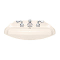 Antiquity Pedestal Sink with 8x22 Faucet Spacing, Linen D779