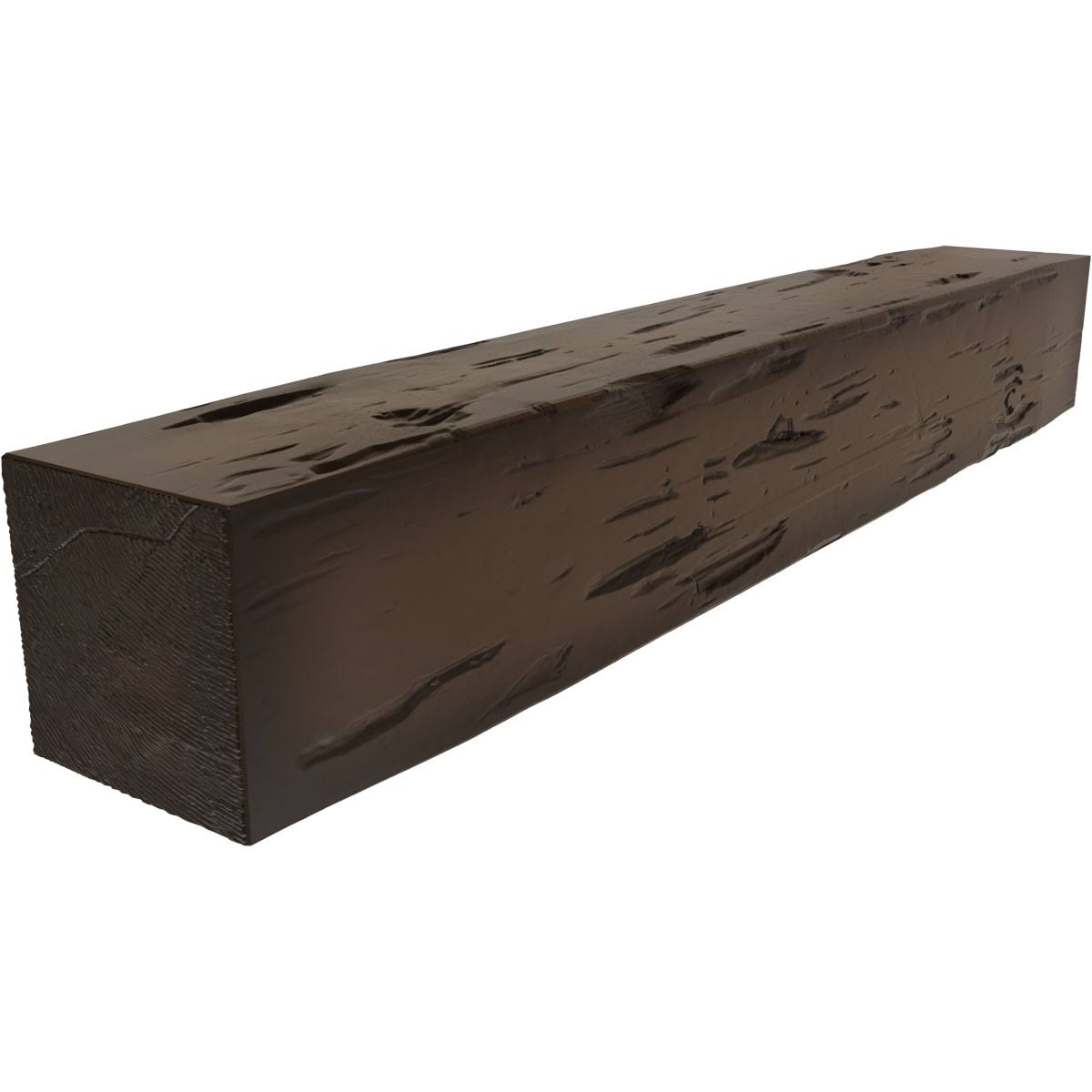 Natural Mahogany Faux Wood Fireplace Mantel X99449