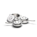 6 Piece Stainless Steel Cookware Set B17337