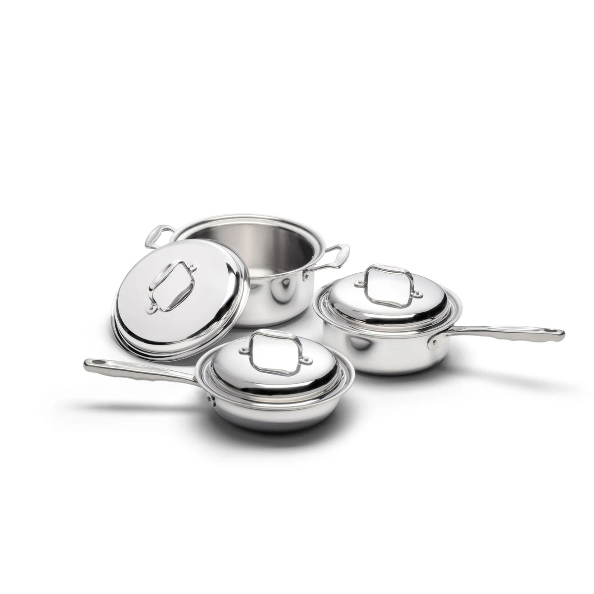 6 Piece Stainless Steel Cookware Set B17337