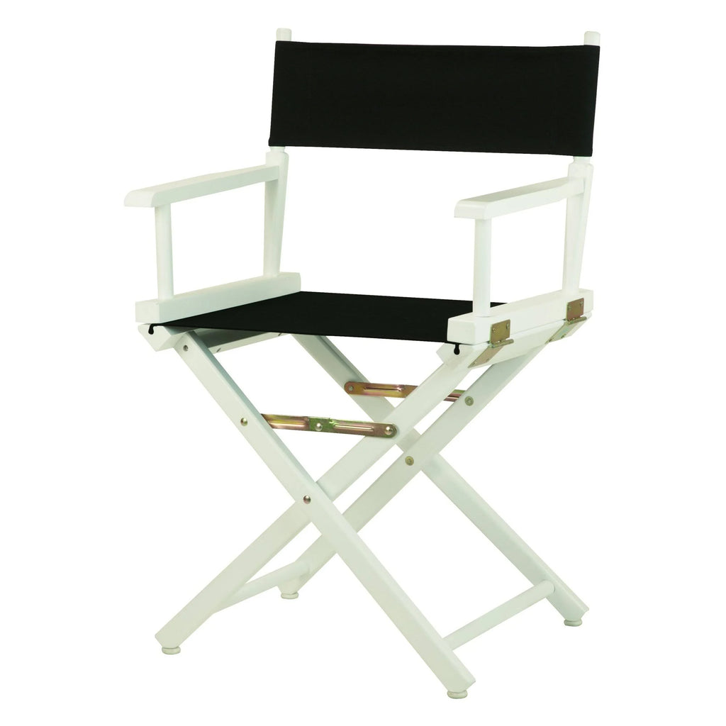 White Frame Black Canvas Director's Chair Q8094