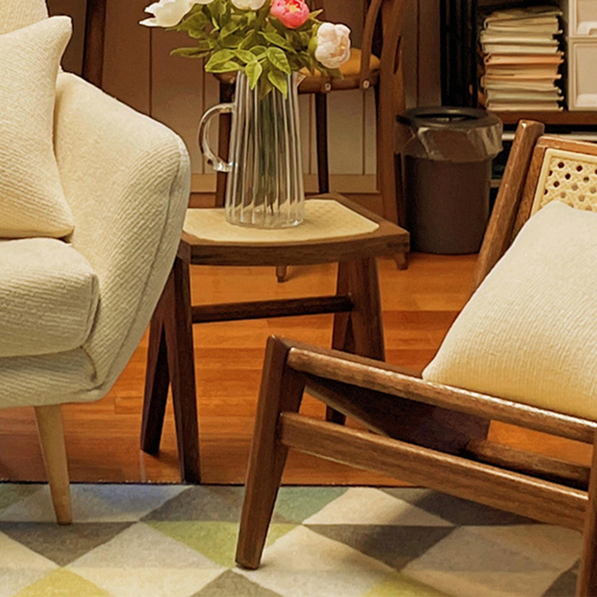 Black Walnut Miniature Wooden Chairs G322929