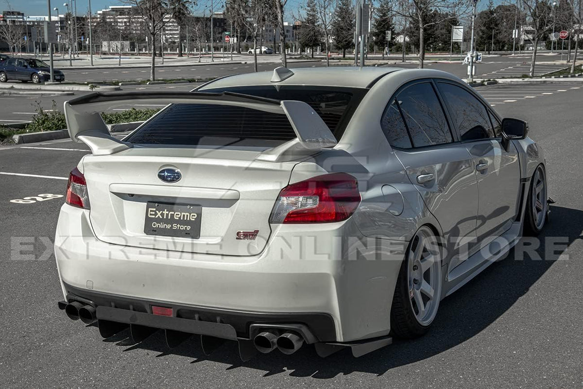 ABS Plastic Primer Black Rear Trunk Spoiler J217