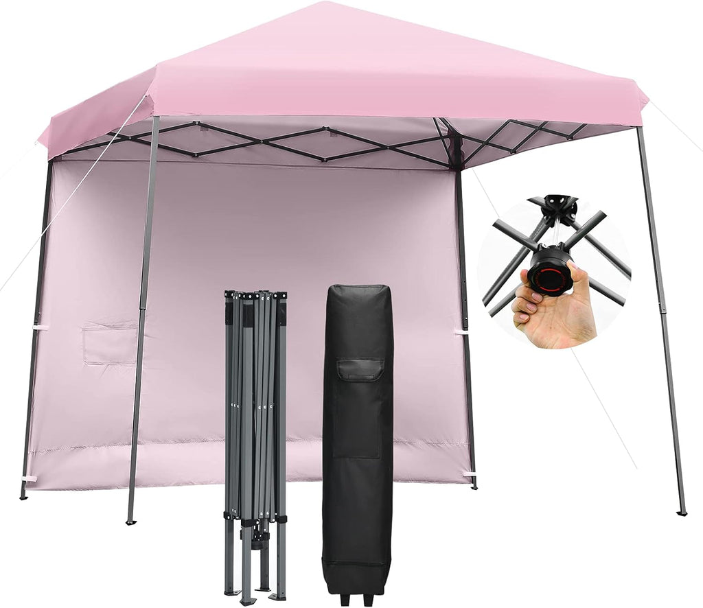 10x10 ft Pop up Canopy Tent with Detachable Side Wall L43555