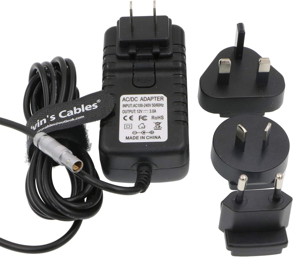 Z Cam E2 Power Adapter Cable with US UK EU AU Plugs H307673