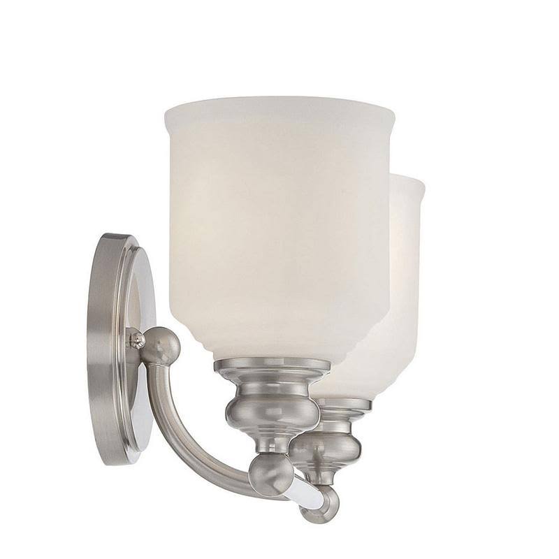 2 Light Warm Brass Bath Light O832