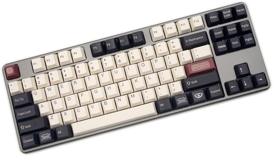 138 KEYS PBT Dye-Sublimated Cherry Profile Keycaps Q542