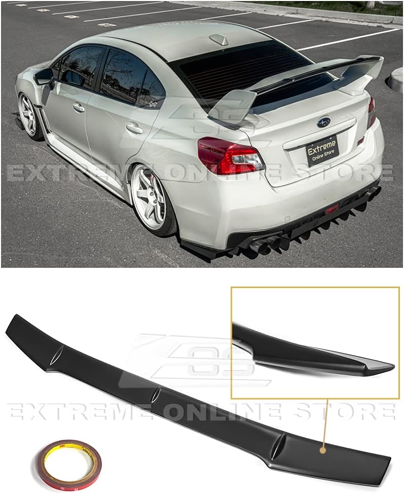 ABS Plastic Primer Black Rear Trunk Spoiler J217